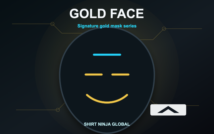 Gold Face collection image for Shirt Ninja Global