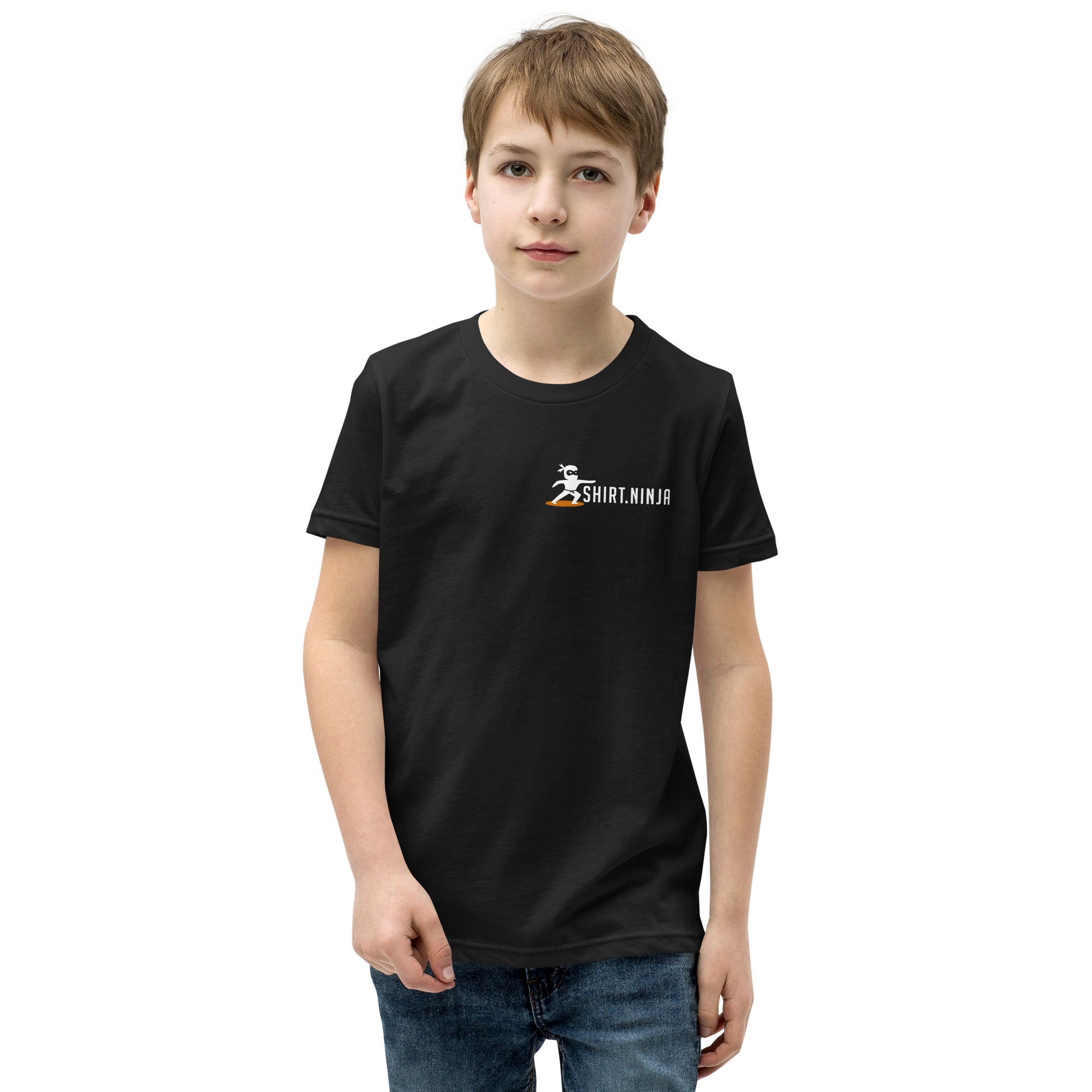 Gold Face Variant 12 Girls Youth Tee front mockup